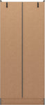 ZNTS Nevada 2 Door 1 Drawer Wardrobe 100-101-134