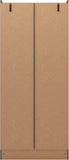 ZNTS Nevada 2 Door 1 Drawer Wardrobe 100-101-134