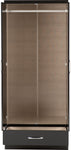 ZNTS Nevada 2 Door 1 Drawer Wardrobe 100-101-183