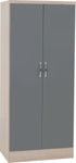 ZNTS Nevada 2 Door All Hanging Wardrobe 100-101-191