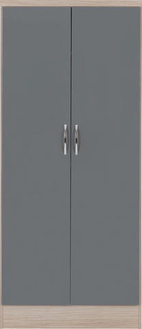 ZNTS Nevada 2 Door All Hanging Wardrobe 100-101-191