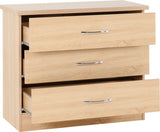 ZNTS Nevada 3 Drawer Chest 100-102-116