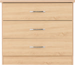 ZNTS Nevada 3 Drawer Chest 100-102-116