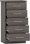 ZNTS Nevada 5 Drawer Narrow Chest 100-102-148