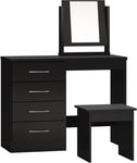 ZNTS Nevada 4 Drawer Dressing Table Set 100-105-022