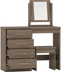 ZNTS Nevada 4 Drawer Dressing Table Set 100-105-019