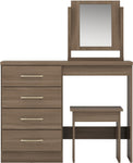 ZNTS Nevada 4 Drawer Dressing Table Set 100-105-019