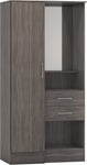 ZNTS Nevada Vanity 1 Door Wardrobe 100-101-154