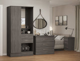 ZNTS Nevada Vanity 1 Door Wardrobe 100-101-154