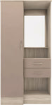 ZNTS Nevada Vanity 1 Door Wardrobe 100-101-145