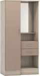 ZNTS Nevada Vanity 1 Door Wardrobe 100-101-145