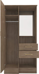 ZNTS Nevada Vanity 1 Door Wardrobe 100-101-151