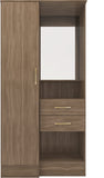 ZNTS Nevada Vanity 1 Door Wardrobe 100-101-151