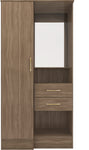 ZNTS Nevada Vanity 1 Door Wardrobe 100-101-151