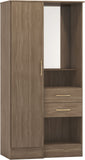 ZNTS Nevada Vanity 1 Door Wardrobe 100-101-151