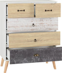 ZNTS Nordic 3+2 Drawer Chest 100-102-095