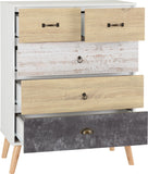 ZNTS Nordic 3+2 Drawer Chest 100-102-095