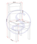 ZNTS Panama Dining Set 400-401-066