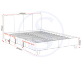 ZNTS Prado 4'6" Bed 200-203-092