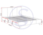 ZNTS Prado 4'6" Bed 200-203-098