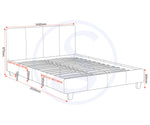 ZNTS Prado 4'6" Bed 200-203-079