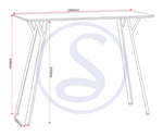 ZNTS Quebec Bar Table Set 400-401-272