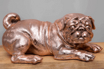 Bronze Finish Pug Figurine RSN118