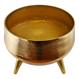 Gold Metal Planter/Bowl With Feet, 35cm S-OR1211