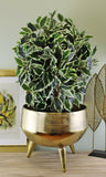 Gold Metal Planter/Bowl With Feet, 35cm S-OR1211