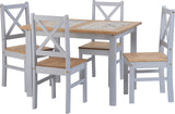 ZNTS Salvador 1+4 Tile Top Dining Set 400-401-173