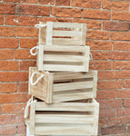 Set of Four Wooden Crates S-SG0205