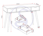 ZNTS Seville 3 Drawer Console Table 300-304-022