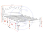 ZNTS Sol 4'6" Bed 200-203-044