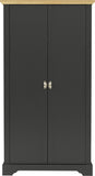 ZNTS Toledo 2 Door Wardrobe 100-101-125