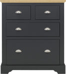 ZNTS Toledo 2+2 Drawer Chest 100-102-142