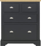 ZNTS Toledo 2+2 Drawer Chest 100-102-142