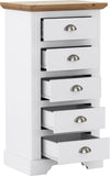 ZNTS Toledo 5 Drawer Narrow Chest 100-102-143