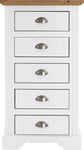 ZNTS Toledo 5 Drawer Narrow Chest 100-102-143