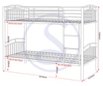 ZNTS Ventura 3' Bunk Bed 200-205-017