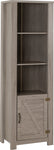 ZNTS Zurich 1 Door Bookcase 300-306-039