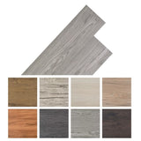 ZNTS Self-adhesive PVC Flooring Planks 5.21 m 2 mm Dark Grey 330183