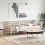 ZNTS Day Bed without Mattress 90x200 cm Solid Wood Pine 842870