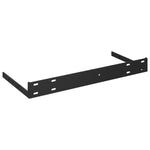 ZNTS Floating Wall Shelves 4 pcs Black 40x23x3.8 cm MDF 323828