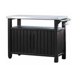 ZNTS Keter Multifunctional Outdoor Table for BBQ Unity XL Woodlook 404249