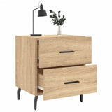 ZNTS Bedside Cabinets 2 pcs Sonoma Oak 40x35x47.5 cm Engineered Wood 827347