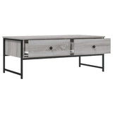 ZNTS Coffee Table Grey Sonoma 101x49x39.5 cm Engineered Wood 837740