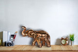 Large Copper Elephant Figurine RSN115