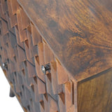 Pineapple Chestnut Carved Chest IN3295