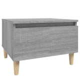 ZNTS Side Tables 2 pcs Grey Sonoma 50x46x35 cm Engineered Wood 819513