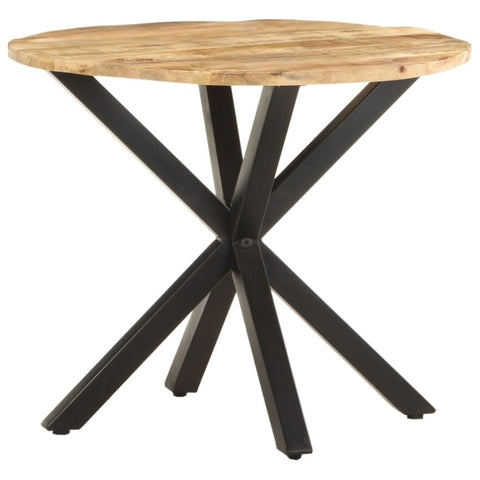 ZNTS Side Table 68x68x56 cm Solid Mango Wood 320659